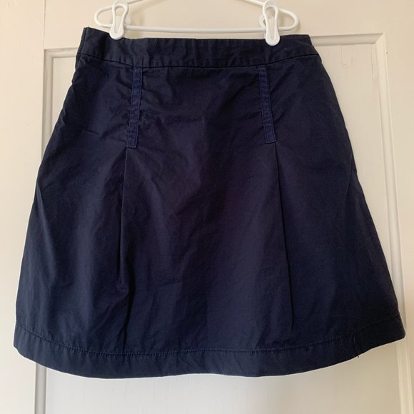J. Crew vintage navy chino mini skirt - Picture 2 of 3